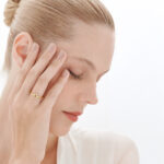 טבעת זהב צהוב ויהלומים MYCOLLECTION