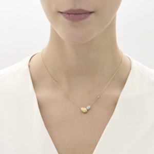 שרשרת זהב צהוב ויהלומים METEOROS