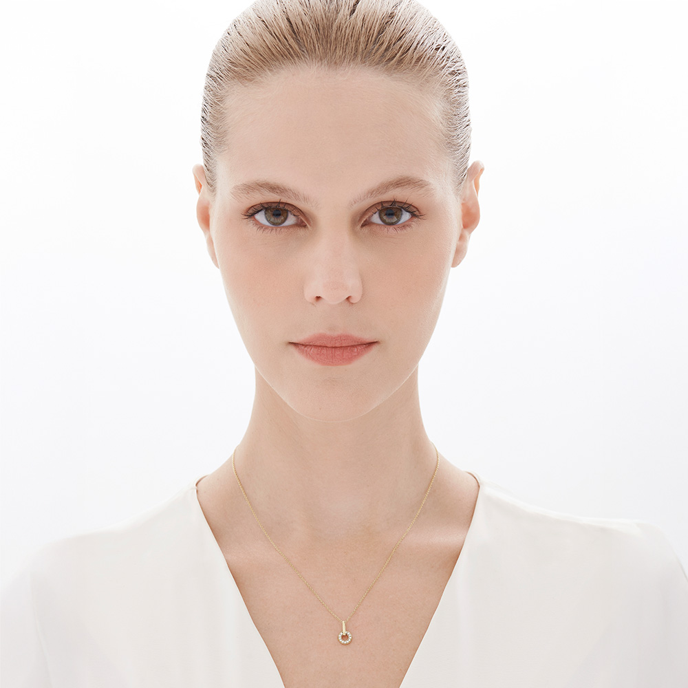 שרשרת זהב צהוב ויהלומים MYCOLLECTION